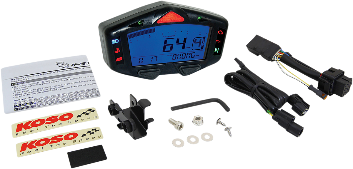 DB-03R Digital LCD Meter - Honda Grom 2013 - 2020