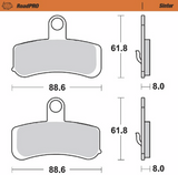 Brake Pads - Sintered Series 2007 - 2017