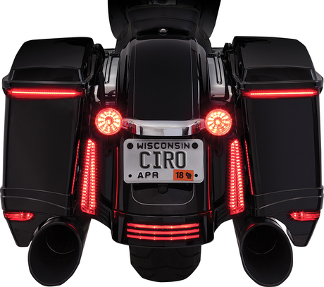 Bag Light Blades - Red Turn Signals 1997 - 2013