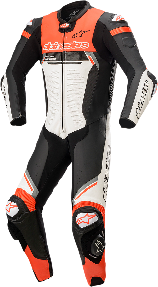 Missile Ignition v2 1-Piece Suit - Black/White/Red Fluorescent - US 36 / EU 46