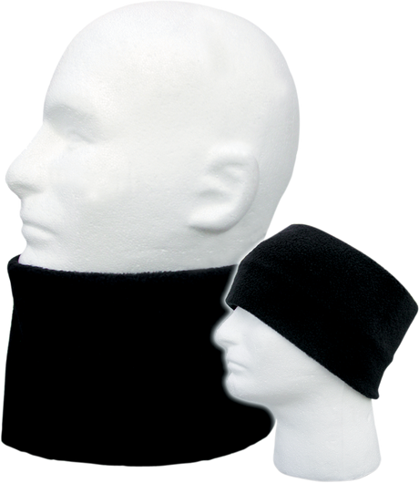 Fleece Helmet Neckgaiter - Black