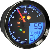 Multi-Function Speedometer/Tachometer - HD-04 - Black 2004 - 2013