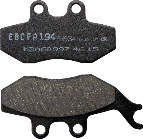 Organic Brake Pads - FA194 1999 - 2009