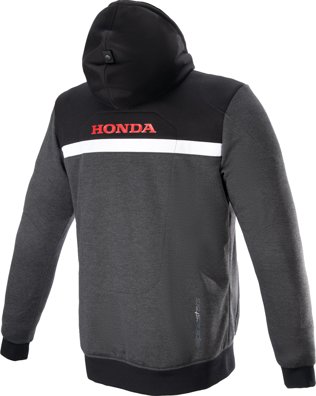 Honda Chrome Street Hoodie - Black/Gray/Red - Medium