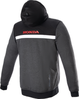 Honda Chrome Street Hoodie - Black/Gray/Red - Medium