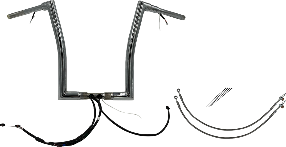 Handlebar Kit - Flat Top - 16\" - Chrome 2015 - 2015