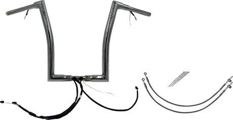 Handlebar Kit - Flat Top - 16\" - Chrome 2015 - 2015