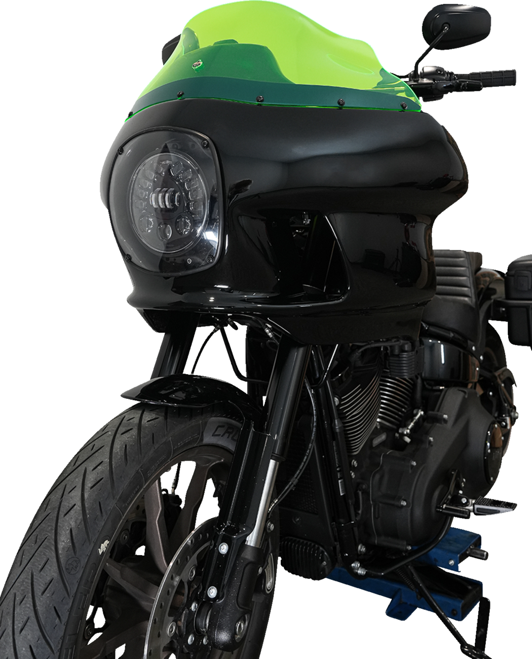 Kolor Flare™ Windshield - 9\" - Green Ice - FXRP