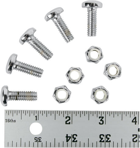 Rotor Bolt Set - Lace - Chrome 1982 - 2017