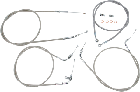 Cable Line Kit - 15\" - 17\" - XVS650CL - Stainless Steel 1998 - 2015