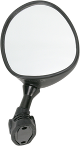 Mirror - Side View - Oval - Black - Left 1998 - 2000