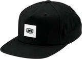 Lincoln Snapback Hat - Black - One Size