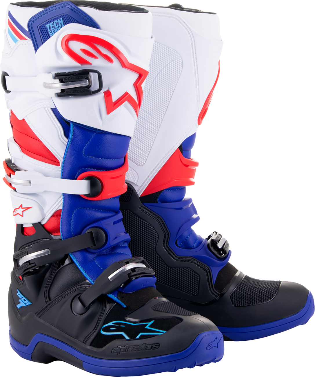 Tech 7 Boots - Black/Blue/Red/White - US 7