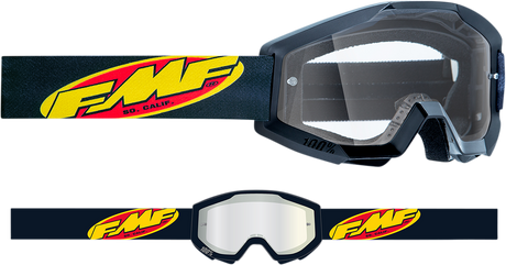 Youth PowerCore Goggles - Core - Black - Clear