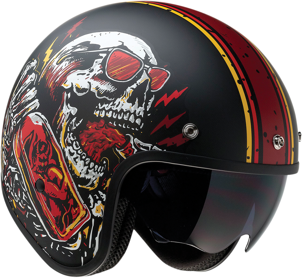 Saturn Helmet - Devil Made Me - Black/Red - Medium