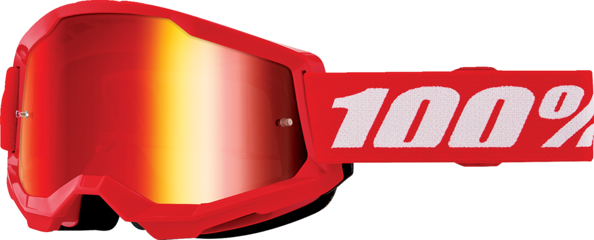 Strata 2 Junior Goggle - Red - Red Mirror