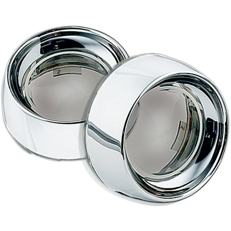 Deep Dish Bezels - Chrome/Smoke Lens 2000 - 2021