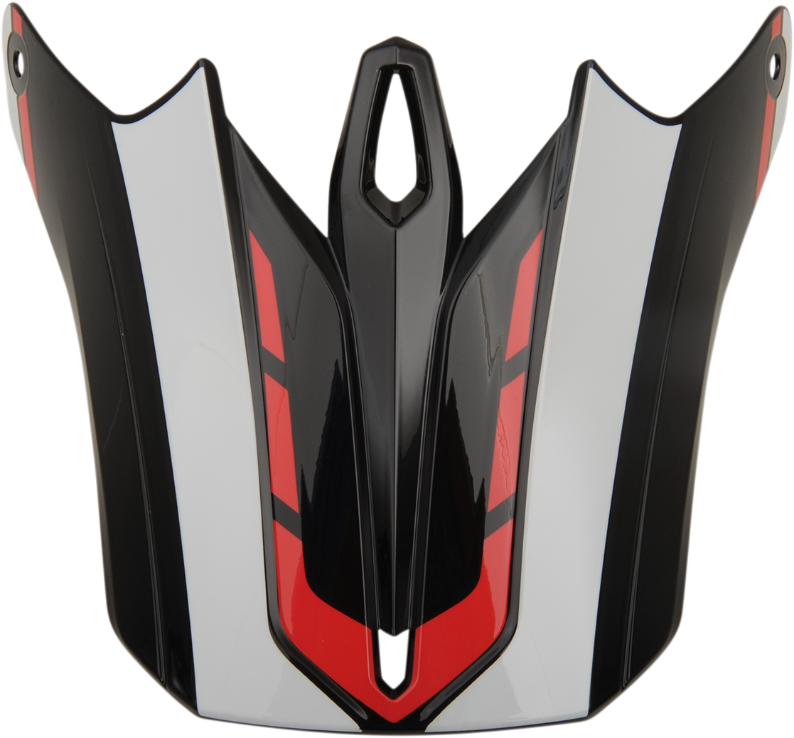 F.I. Visor Kit - Black/White/Red