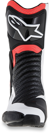 SMX-6 v2 Vented Boots - Black/White/Red Fluorescent - US 4 / EU 37