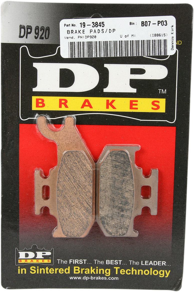 Sintered Brake Pads 2001 - 2014