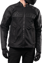 Mesh AF™ Leather Jacket - Black - Large