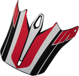 F.I. Visor Kit - Hysteria - Red/White