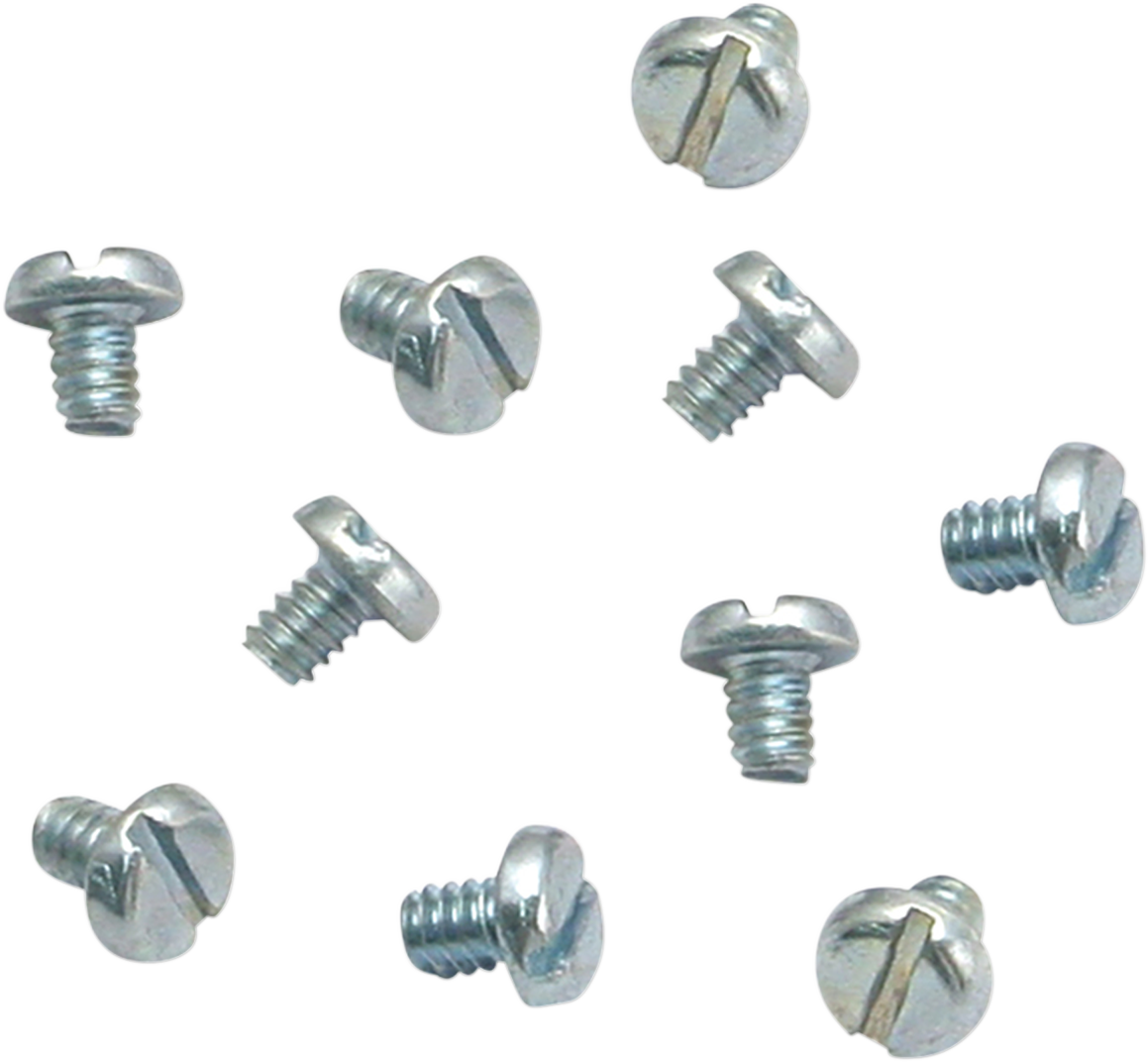 Slotted Pan Head Screws - 10 Pack