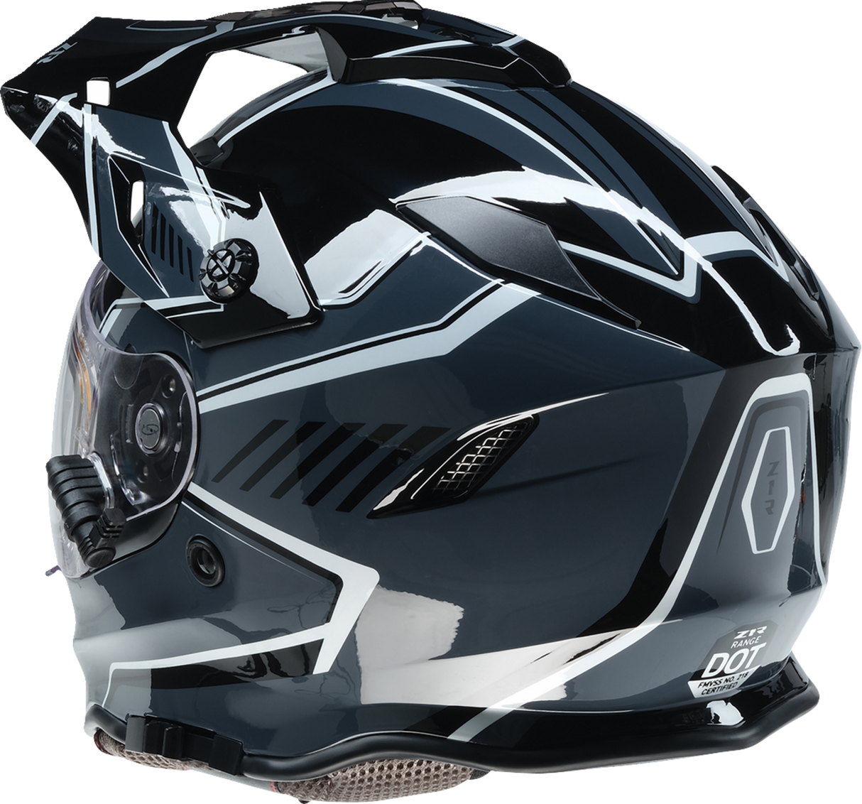 Range Helmet - Rotor - Gray/White - Small