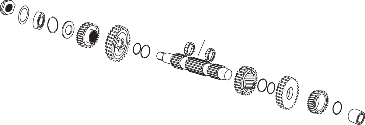 Countershaft 1980 - 2006