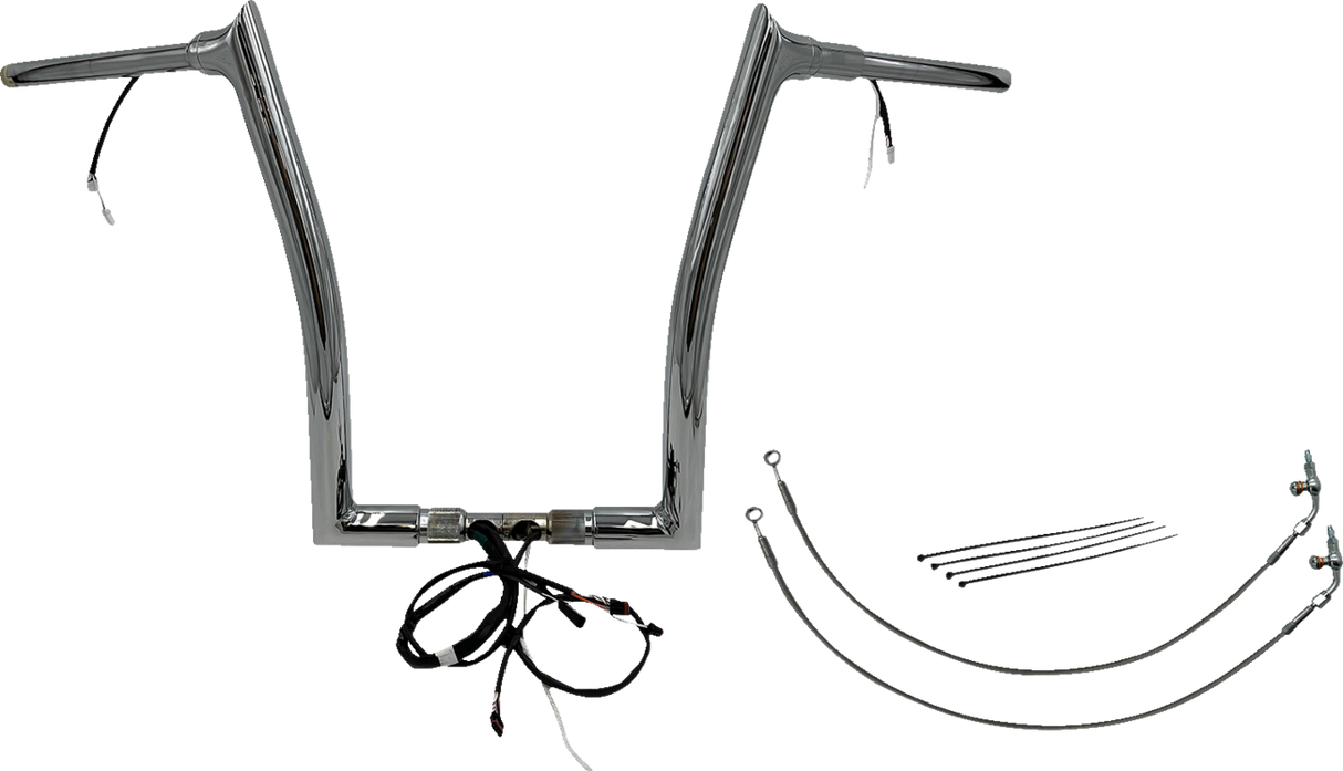 Handlebar Kit - Pointed Top - 16\" - Chrome 2015 - 2015