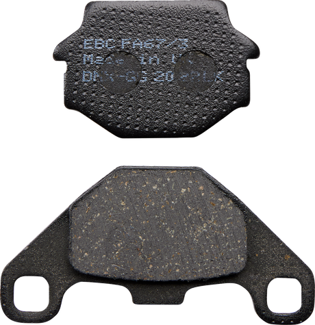 Organic Brake Pads - KLR 650 - FA67/3 1987 - 1989