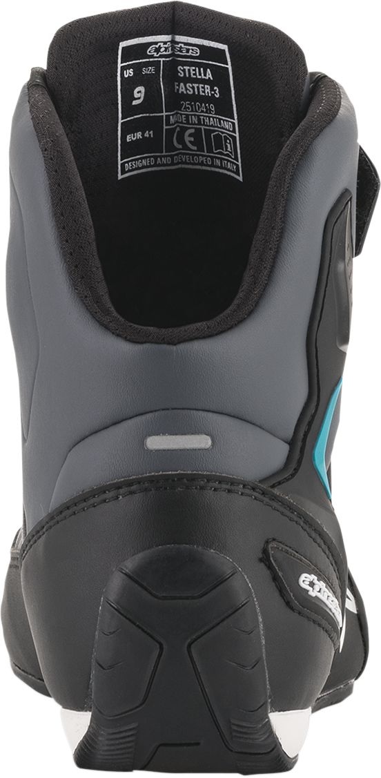 Stella Faster-3 Shoes - Black/Gray/Blue - US 8