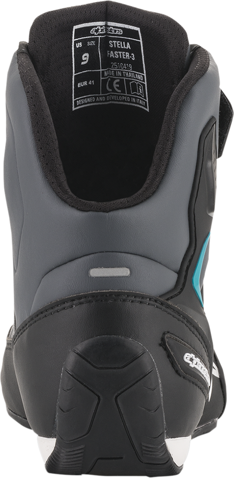 Stella Faster-3 Shoes - Black/Gray/Blue - US 8