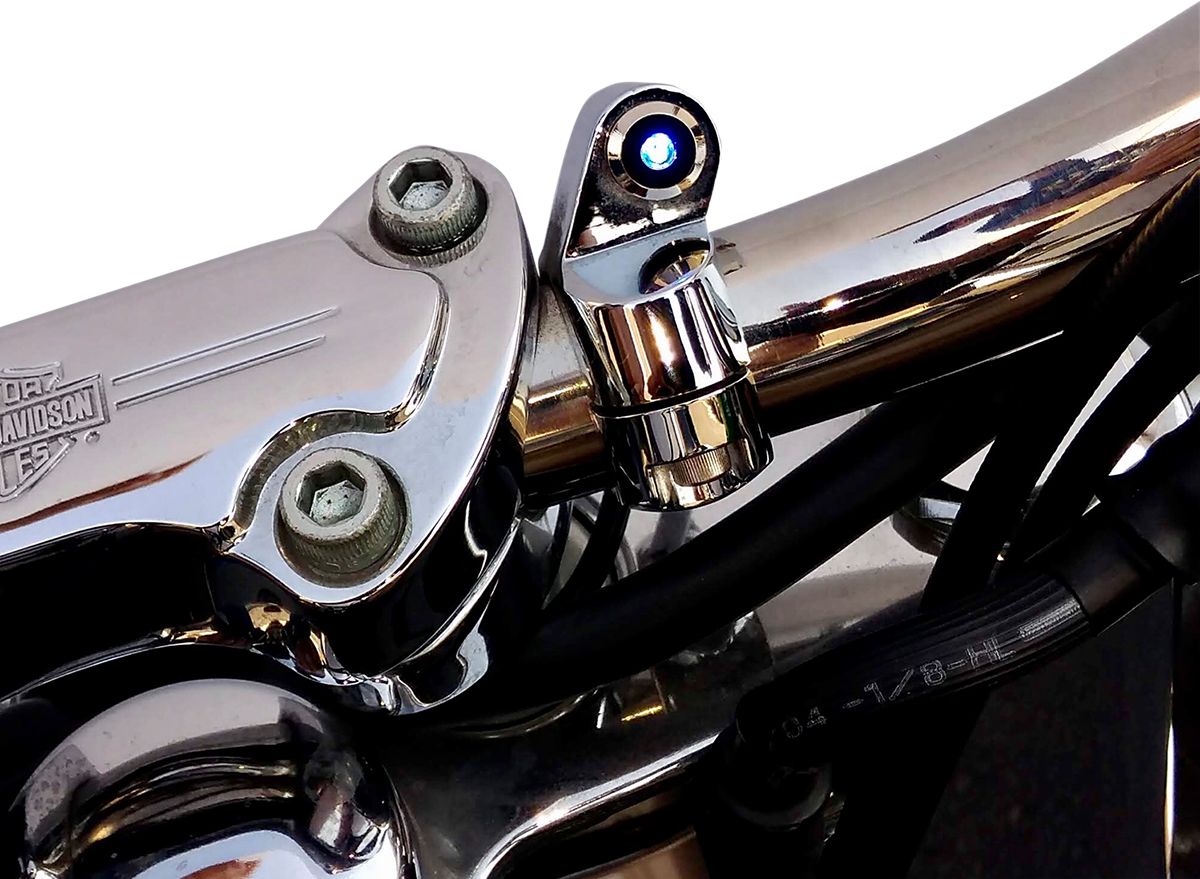 Handlebar Led Clamp - Chrome - 1\"