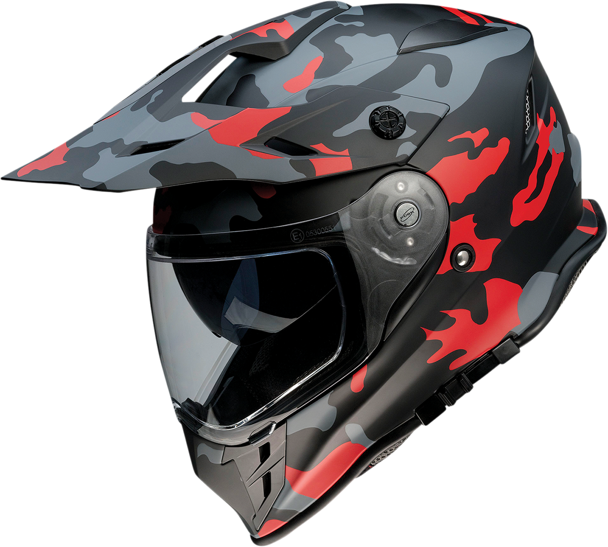 Range Helmet - Camo - Red - 2XL