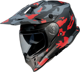 Range Helmet - Camo - Red - 2XL