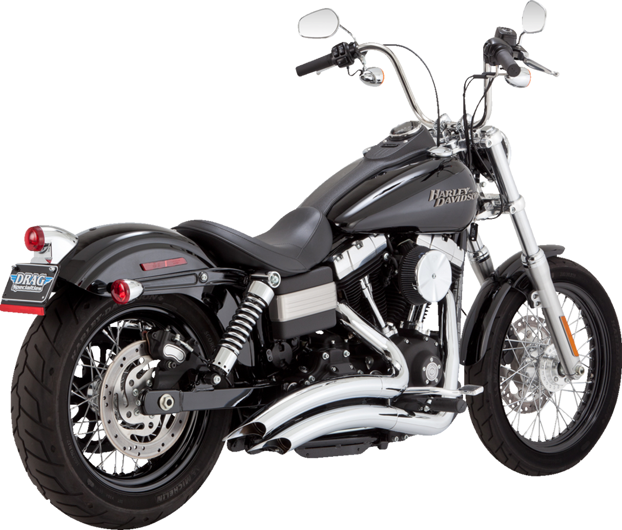 Big Radius Exhaust System - Chrome 2010 - 2017