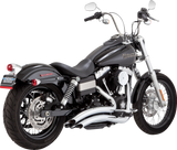 Big Radius Exhaust System - Chrome 2010 - 2017