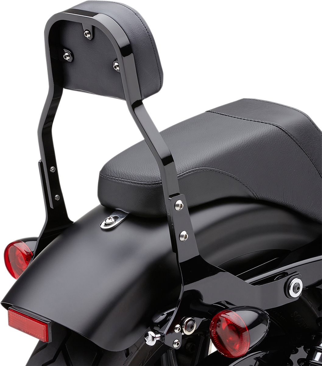 Backrest Kit - 11\" - Black - Softail 2000 - 2017