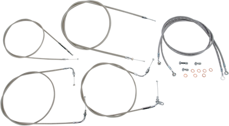 Cable Line Kit - 15\" - 17\" - XVS1100CL - Stainless Steel 1999 - 2009