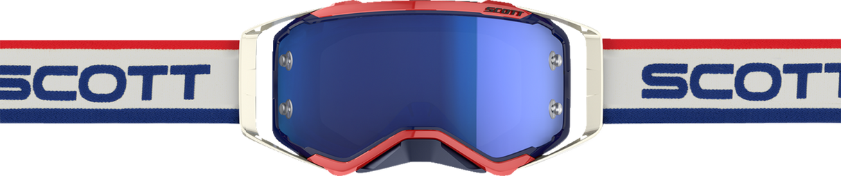 Prospect Goggles - Retro White/Blue - Blue Chrome Works