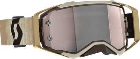 Prospect Goggle - Beige/Brown - Silver Chrome