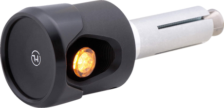 Bar End - Turn Signal - Black