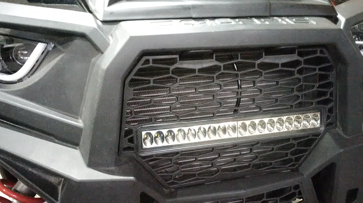 Grille Insert with 16\" LED Light Bar - 16-18 RZR 1000 2015 - 2021