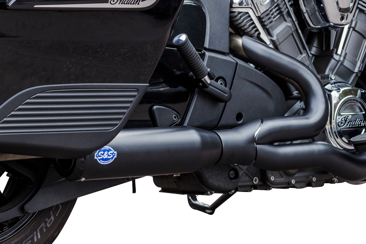 2-into-1 Qualifier Exhaust System - 50-State - Black - Stainless Steel 2020 - 2023