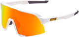 S3 Sunglasses - White - Red Mirror