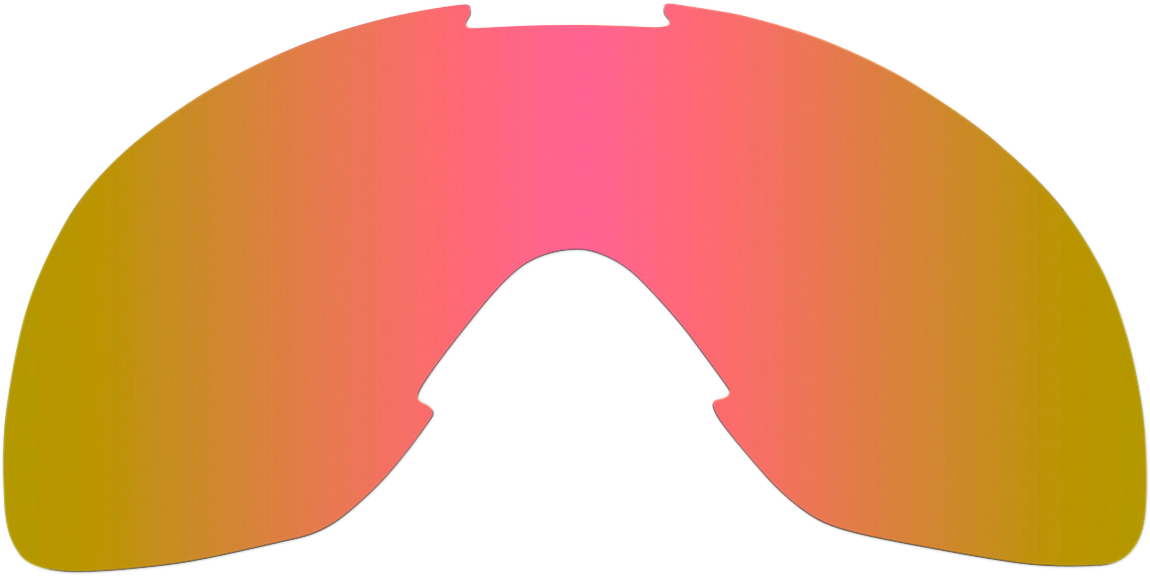 Overland Goggle Lens - Pink/Brown Mirror