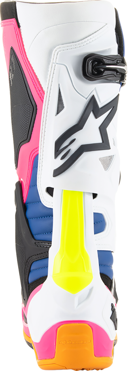 Daytona Coast Limited Edition Tech 10 Boots - White/Blue/Pink - US 8