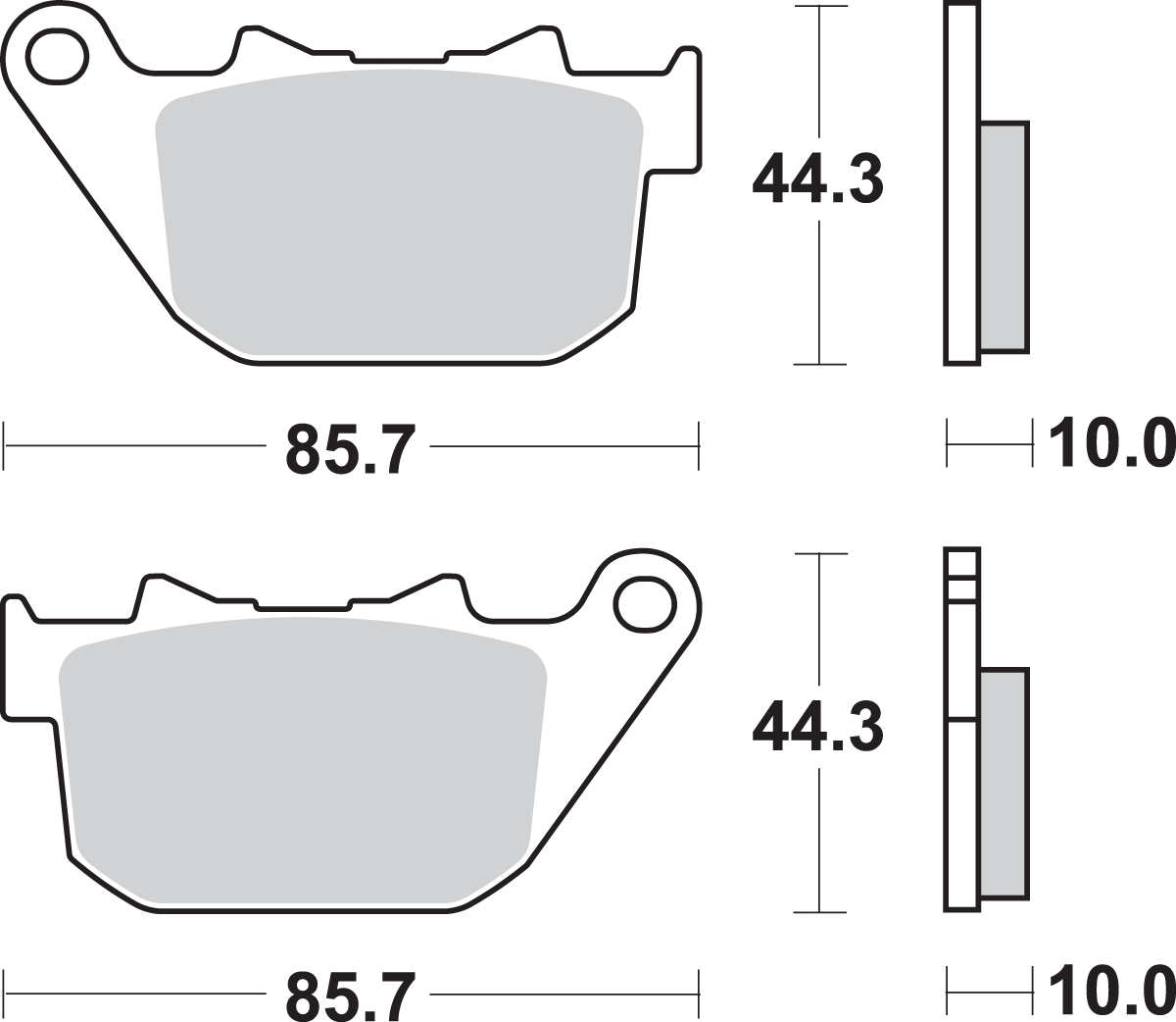 Street Excel Brake Pads - Sportster 2009 - 2012