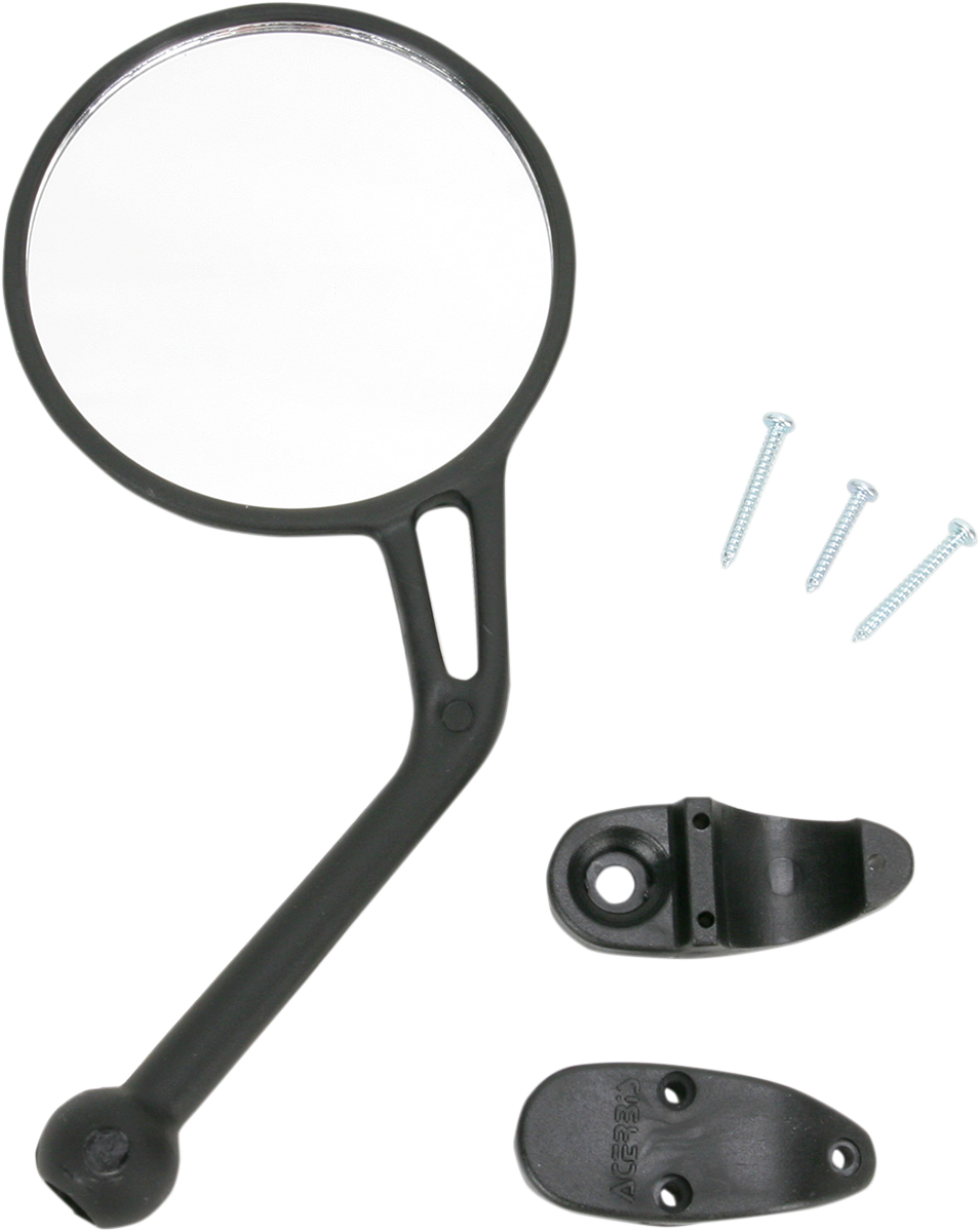 Rear View Mirror - Black - Left